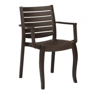 mobiliario-contract-sillon zoilo apilable polipropileno marron chocolate 2